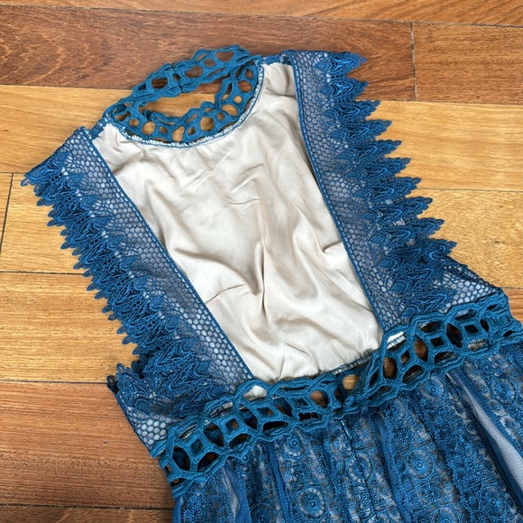 Free People Lace Mini Dress - Picture 4 of 5